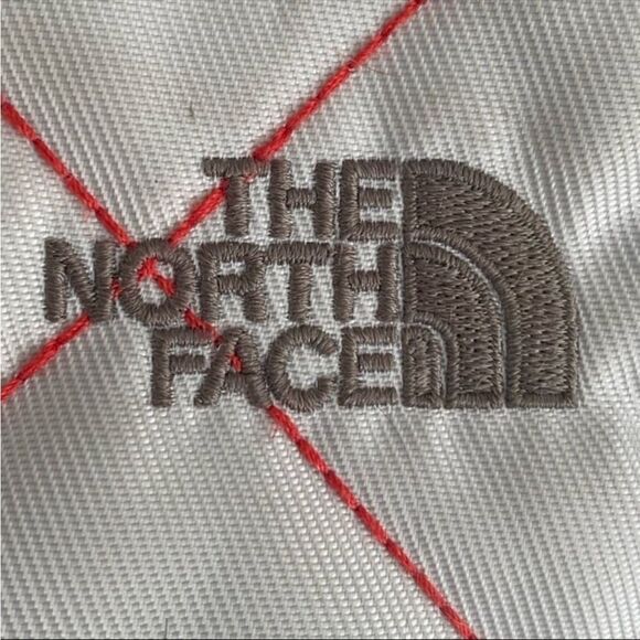 North Face crossbody bag logo Embroidered Red Stitching OS Hiking Shopping Light - Picture 2 of 10